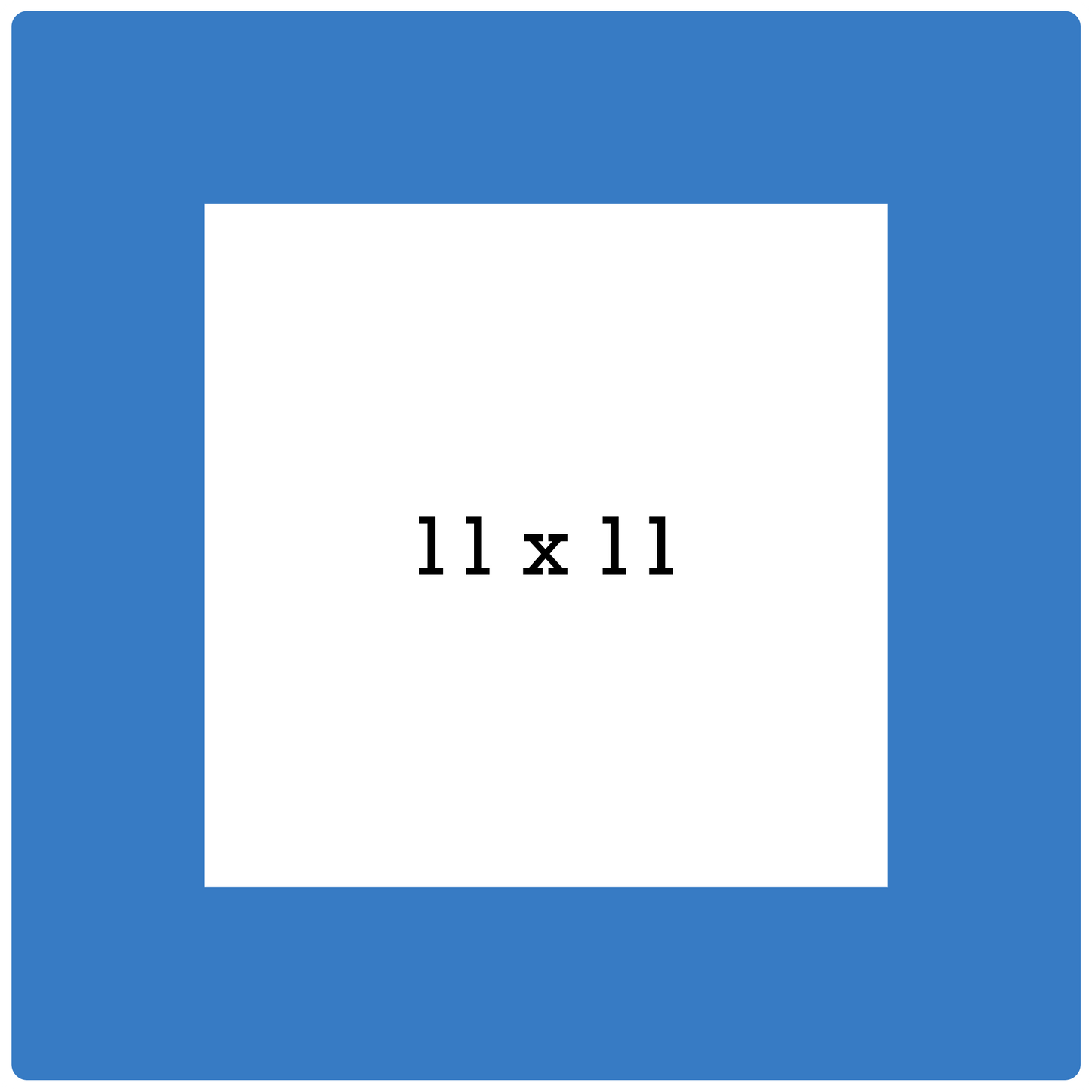 11" Square Art Print